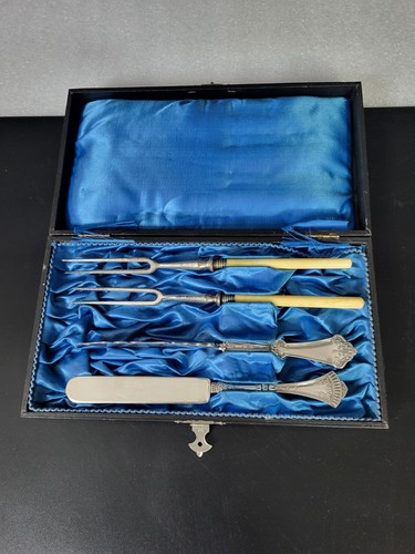Antikes vorlegebesteck set - vorlegebesteck,