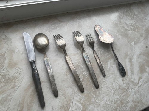 M100 besteckset versilbert - besteckset,