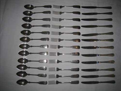 Besteckset 90er versilbert - besteckset,