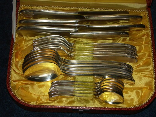Silberbesteck teilig 90er - 24-teilig,