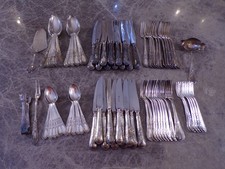 Elegantes Silberbesteck Rokoko