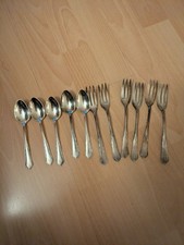 versilbertes Besteck 5 kleine