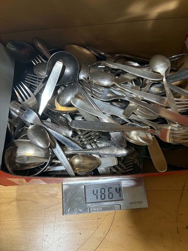 Versilbertes besteck - 5,25,