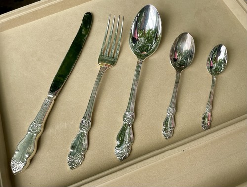 Versilbertes besteckset für - besteckset, 6