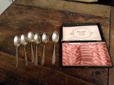 6 antike Kaffeelöffel