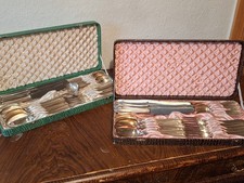 versilbertes Besteck für 12