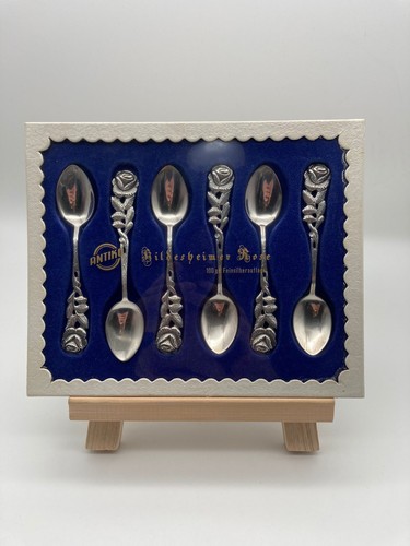 6er set mini teelöffel antiko - set,