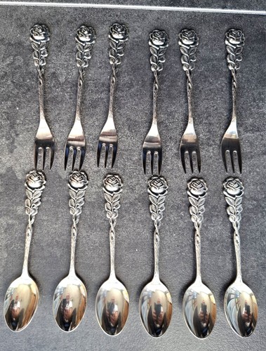 12tlg kaffebesteck set - 12tlg.kaffebesteck,
